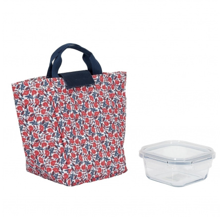 Sada Lunch box a termotaška červená Sada Lunch box a termotaška červená
