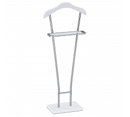 Nemý sluha, chróm + biela