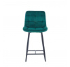 Barová stolička H1-FX, zelená / čierna