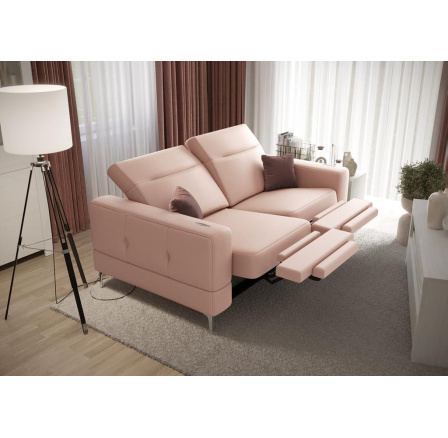 Sofa MALIBU II, relax 180 cm prírodná koža - prírodná koža - voliteľná farba