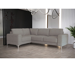 ROHOVÁ POHOVKA ARIA II 250x185 CM ĽAVÁ SR748 (ODTIEŇ ŠEDOBÉŽOVEJ) - RÝCHLE ODOSLANIE