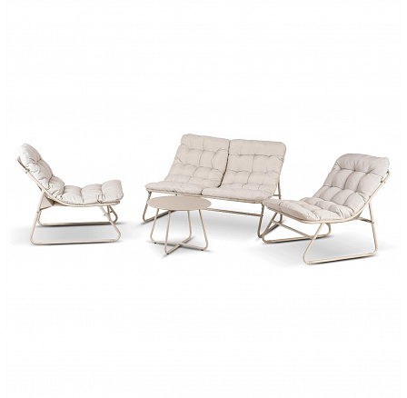 Súprava Záhradného Nábytku MEGARA Béžová