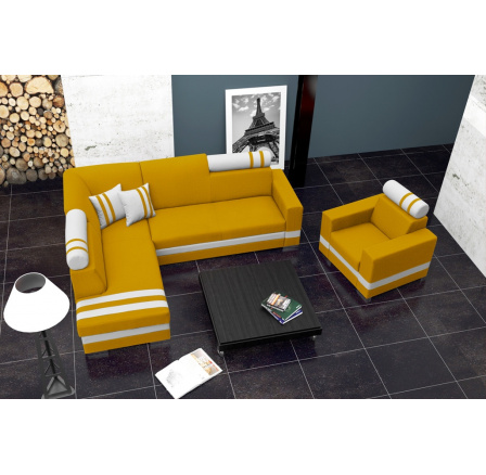 Rohová sedacia súprava R1, Inari 41 Soft 17, Ľavá