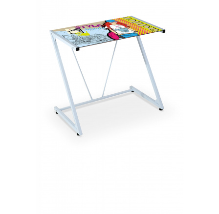 Písací stôl B26, viacfarebný