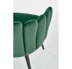 Stolička K410, zelený zamat