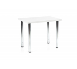 MODEX 90 farba stolovej dosky - biela, nohy - chróm (2ks=1ks)
