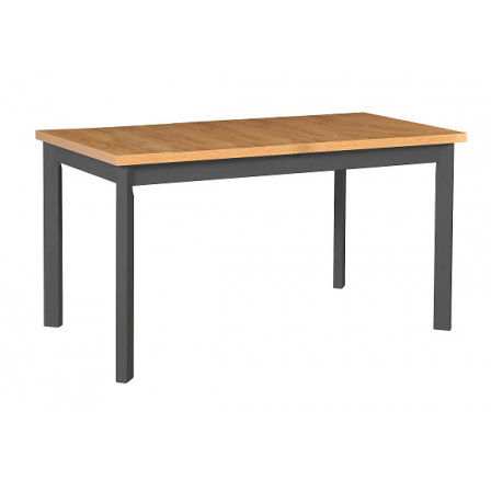 MAXMILIÁN 5P (MAX 5P) - Jedálenský stôl - DUB GRANDSON / GRAFIT nohy - kolekcia "DRE" (K150-Z)