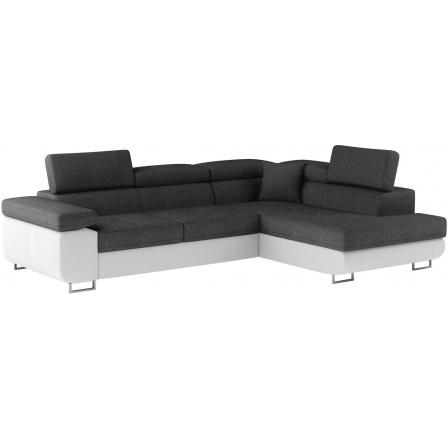 Rohová sedacia súprava ANTON, Sawana 05/Soft 17 Pravá