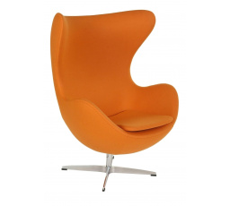Kreslo Vajce oranžový kašmír 11 Premium