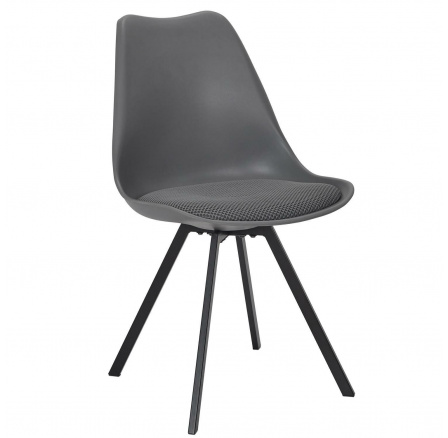 Sivá stolička Atom
