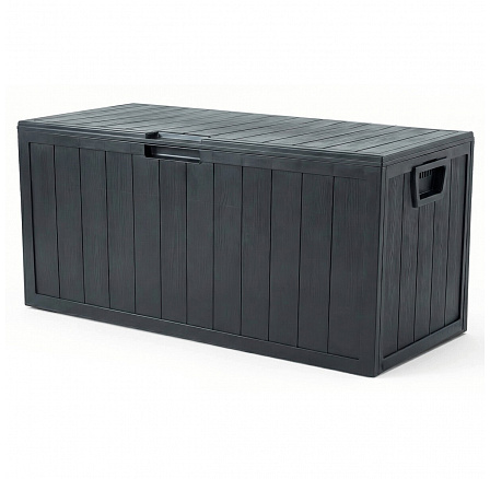 Zahradní úložný box 112x49x54cm, plast, šedá, 280l, AZB-G2075 GREY Zahradní úložný box 112x49x54cm, plast, šedá, 280l, AZB-G2075 GREY