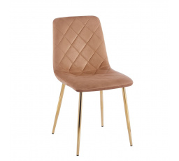 Stolička velvet - Riviera 24 cappuccino K6-FX (G)
