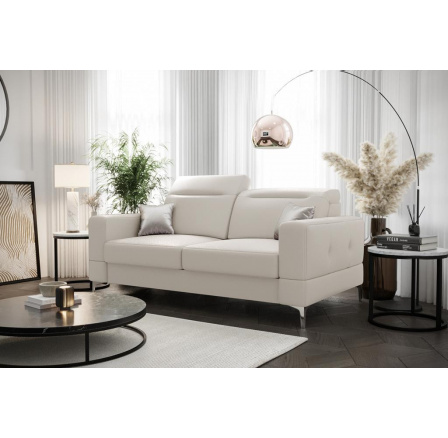 Sofa MALIBU II 180 cm prírodná koža - Koža ecru