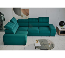 Rohová sedacia súprava ROYAL II 280×210 - ľavá, tyrkysová