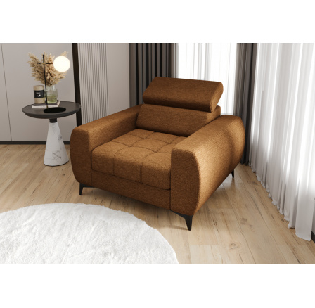 Kreslo PORTO 110 cm - Odtiene jantárovej Kreslo PORTO 110 cm - Odtiene jantárovej