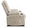 Rozkladacie Masážne Kreslo BOX Béžový Manšester