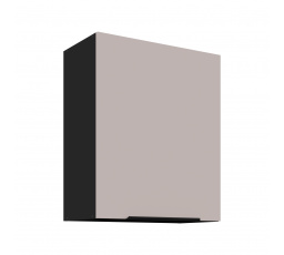 Horná skrinka ARONA - 60 G-72 1F, Čierna mat/Kašmír