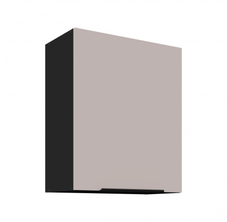 Horná skrinka ARONA - 60 G-72 1F, Čierna mat/Kašmír
