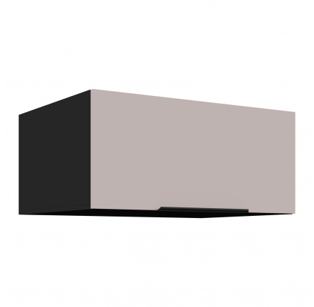 Horná skrinka ARONA - 80 NAGU-36 1F, Čierna mat/Kašmír