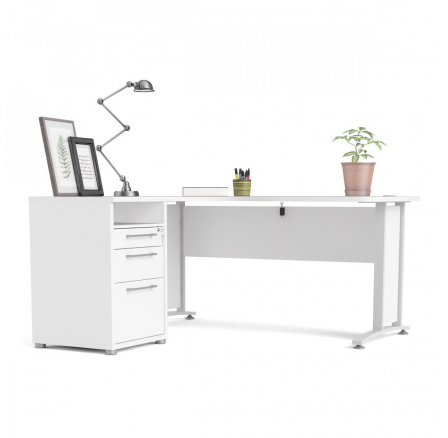 Písací stôl OFFICE 80400/44, Biela
