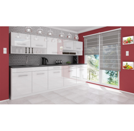 Kuchynská linka Devil 260 biely lesk