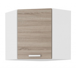 Kuchynská skrinka Dalton 58x58 GN-1F biela/dub sonoma truffle