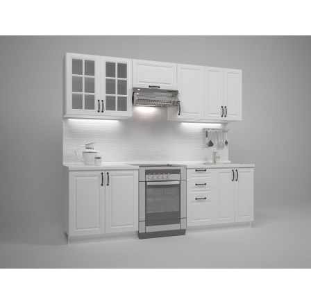 Kuchynská linka MICHELLA 240, biela Kuchynská linka MICHELLA 240, biela