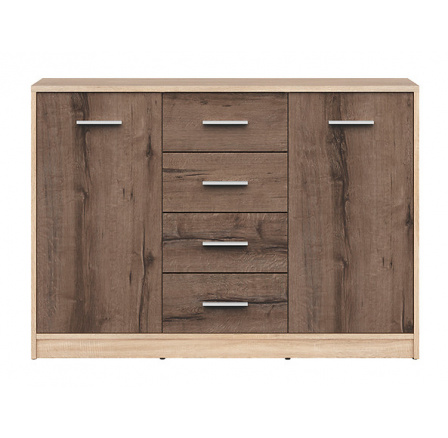 Komoda NEPO PLUS KOM2D4S, dub sonoma/dub monastery Komoda NEPO PLUS KOM2D4S, dub sonoma/dub monastery