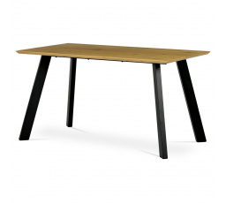 Jedálenský stôl 140x80x75cm, MDF doska, 3D dekor divoký dub