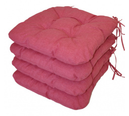 Vankúš na sedenie UNI v malinovo modrej farbe - sada 4 kusov