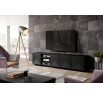 TV komoda Asha, čierny mat