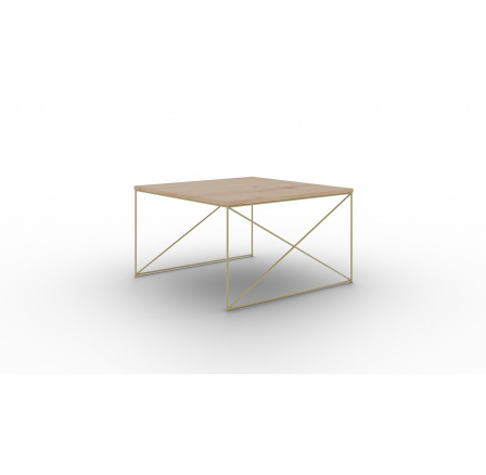 Stolík kávový Nelia Zlatý+Artisan