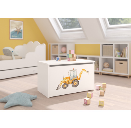 Truhlica na hračky DARIA White+Digger Truhlica na hračky DARIA White+Digger