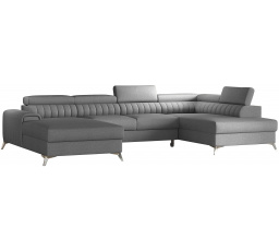 Sedacia súprava v tvare U LACANTE, Flores 4 Pravá