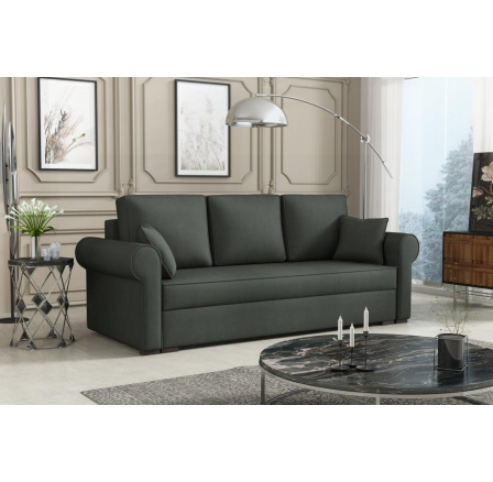 Pohovka Megan tmavo sivá