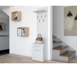 Predsieňová stena Topaz biela