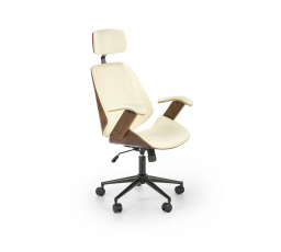 Kancelárske kreslo IGNAZIO, Orech/Krém