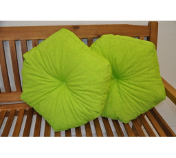 Vankúš hviezda svetlozelená sada 2 ks