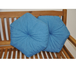 Vankúš hviezda tyrkysová sada 2 ks