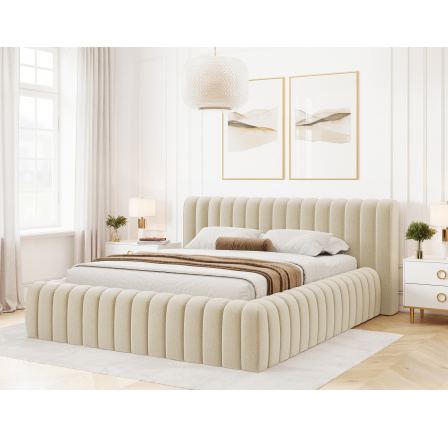 Posteľ Carilla + Kovový rám/Plynový zdvihák/Úložný priestor 140x200 Monolith 04 1