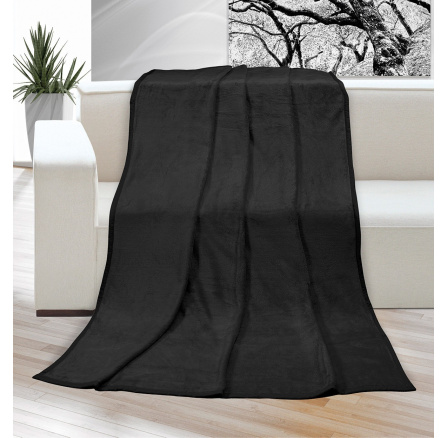 Deka micro dvojlôžko 200x230cm čierna