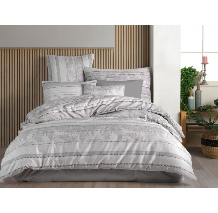 Obliečky francúzske bavlna 240x220,70x90 Lionela grey Obliečky francúzske bavlna 240x220,70x90 Lionela grey