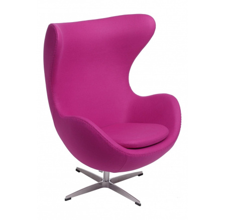 Kreslo Vajce amarantový kašmír 39 Premium