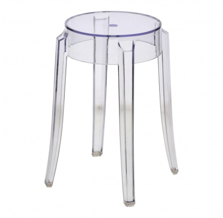 Stolička Duch, transparentná, 46 cm
