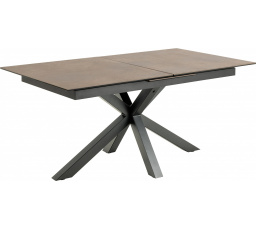 Stôl Heaven 168/210 cm hnedý/čierny