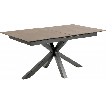 Stôl Heaven 168/210 cm hnedý/čierny