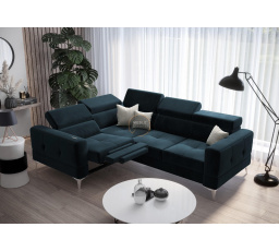 Rohová sedacia súprava TOSCANIA, relax s funkciou spania 185x250 - voliteľný odtieň - ľavá