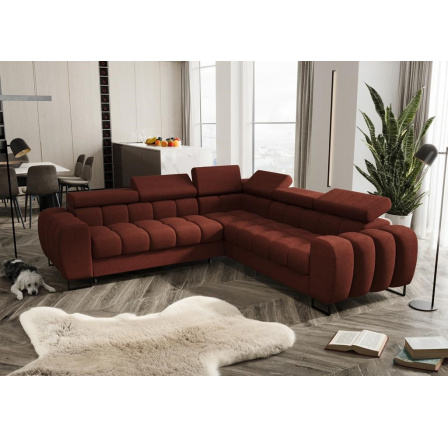 Rohová sedacia súprava ASPEN MAX 260x260 cm - tehlová, pravá Rohová sedacia súprava ASPEN MAX 260x260 cm - tehlová, pravá