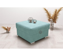Taburet s úložným priestorom 70×70 - Odtiene mätovej