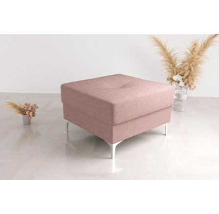 Taburet s kontajnerom 70 x 70 cm - Odtiene ružovej